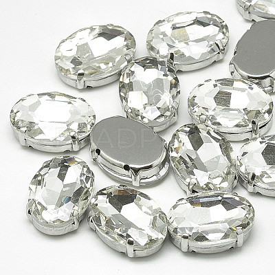 Sew on Rhinestone RGLA-T091-8x10mm-01P-1