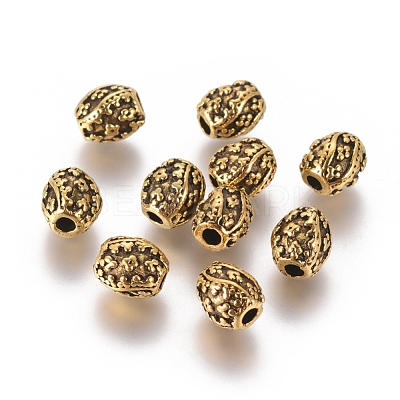 Tibetan Style Alloy Beads PALLOY-E566-12AG-1