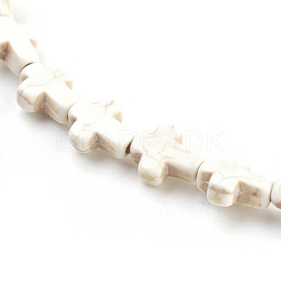 Synthetic Turquoise Beads Strands X-TURQ-G112-8x10mm-06-1