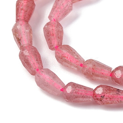 Natural Strawberry Quartz Beads Strands G-C080-B01-01A-1