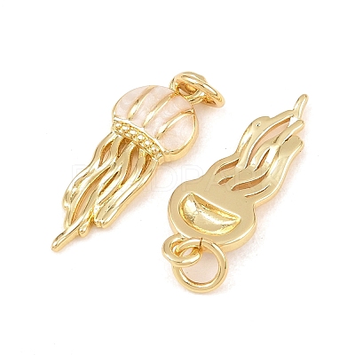 Brass Enamel Pendants X-KK-Z140-13G-1