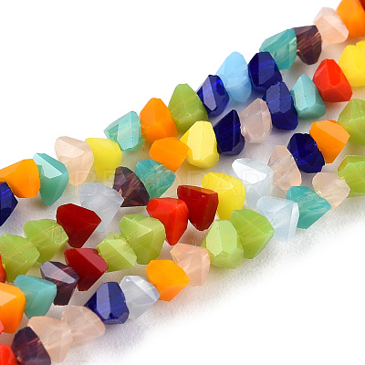 Opaque Solid Color Glass Beads Strands X-GLAA-N052-01-A11-1