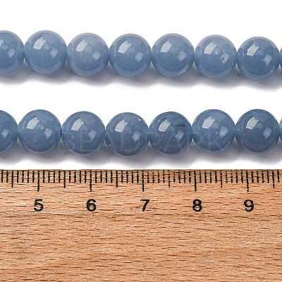 Natural Peru Angelite Beads Strands G-G286-A01-8mm-1
