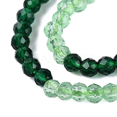 Transparent Glass Beads Strands GLAA-N074-01A-08-1