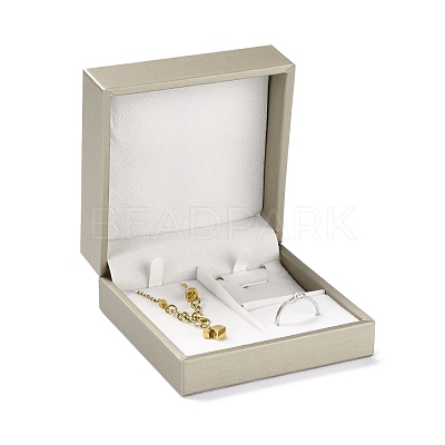 PU Leather Jewelry Box CON-C012-05B-1