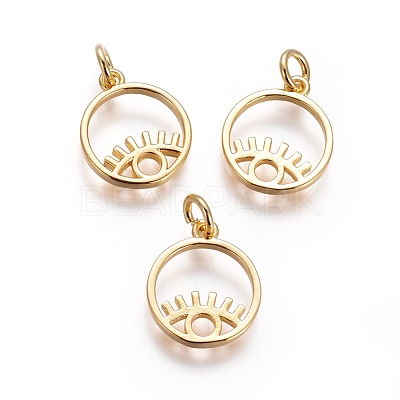 Brass Pendants X-KK-I656-06G-1