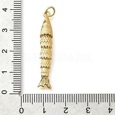 Brass Micro Pave Cubic Zirconia Pendants KK-R217-01G-05-1