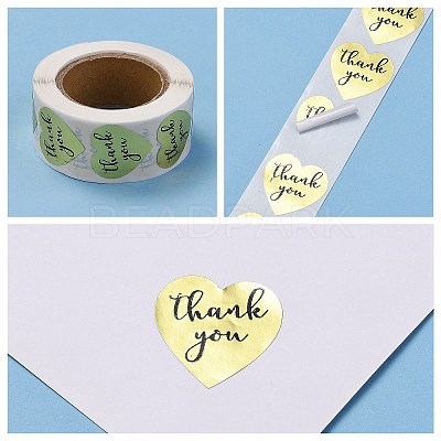1 Inch Thank You Stickers LS-DIY-G021-13C-1