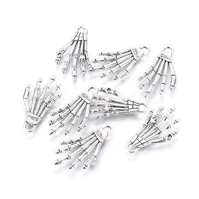 Tibetan Style Alloy Pendants TIBEP-5291-AS-FF-1