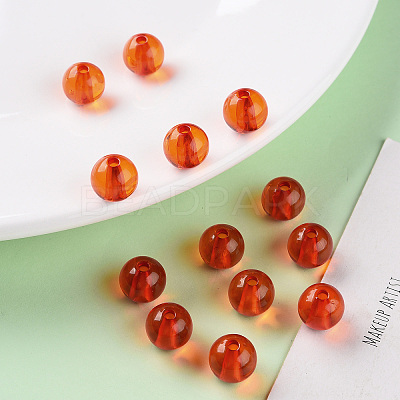 Transparent Acrylic Beads MACR-S370-A10mm-726-1