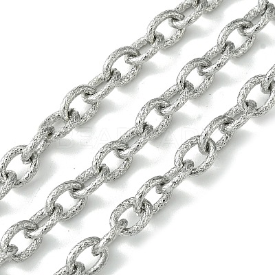 Tarnish Resistant 304 Stainless Steel Cable Chains CHS-K018-11P-1