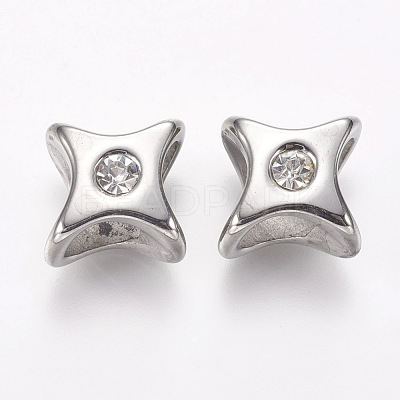 304 Stainless Steel Slide Charms STAS-I082-01P-1