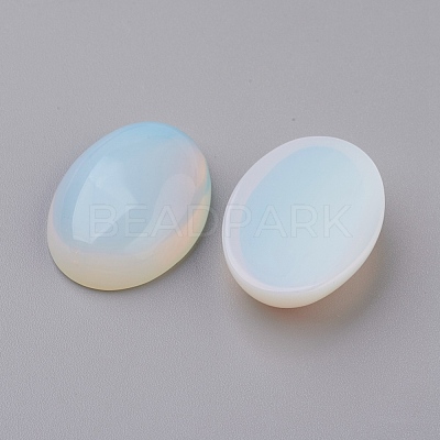 Opalite Flat Back Cabochons G-G741-30x40mm-22-1
