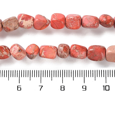 Dyed Natural Imperial Jasper Beads Strands G-U011-A02-01-1