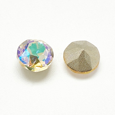 Pointed Back Glass Rhinestone Cabochons RGLA-T110-5mm-001PS-1