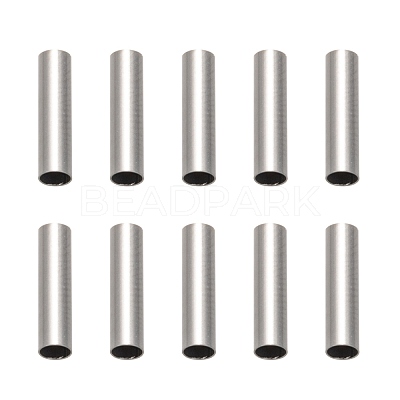 Tarnish Resistant 304 Stainless Steel Tube Beads STAS-G071-32P-1