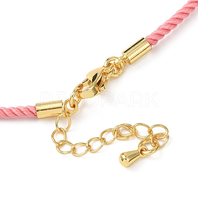 2MM Round Nylon Milan Cord Necklace Makings MAK-F038-C-G-1