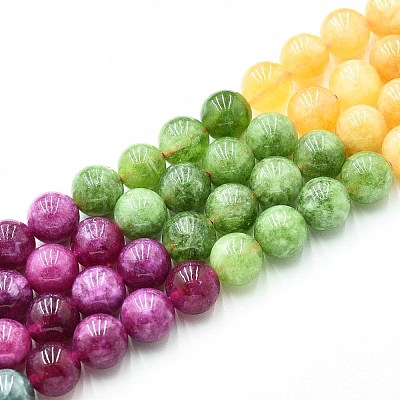 Natural Quartz Beads Strands G-N355-10mm-34-1