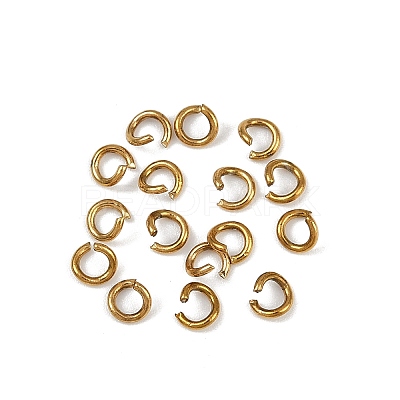 304 Stainless Steel Open Jump Rings X-STAS-Z137-01G-01-1