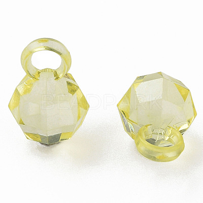 Transparent Acrylic Pendants MACR-S373-125-B03-1