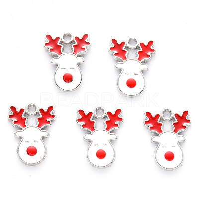 Alloy Enamel Pendants X-ENAM-S121-013-P-1