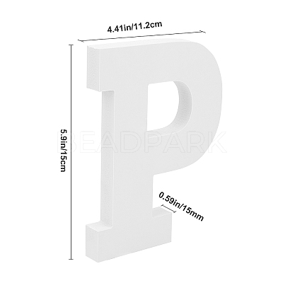 Wooden Letter Ornaments WOOD-GF0001-15-16-1