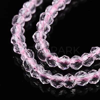 Transparent Glass Beads Strands GLAA-H021-03-22-1