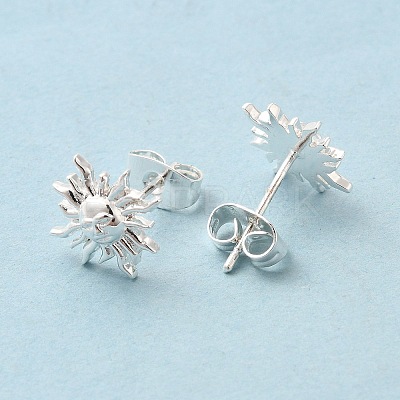 Brass Stud Earrings for Women KK-M239-01P-1