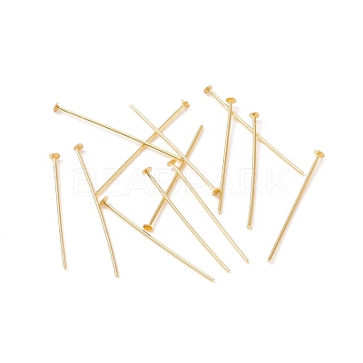 Brass Flat Head Pins KK-WH0058-03B-G01-1