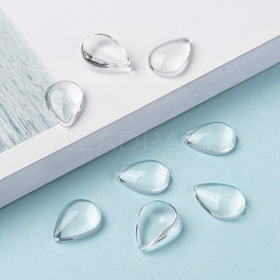 Transparent teardrop X-GGLA-R024-14x10-1
