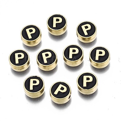 Alloy Enamel Beads ENAM-N052-006-02P-RS-1