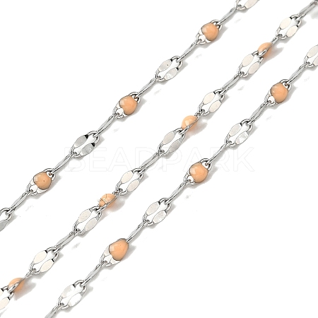 304 Stainless Steel Dapped Chains CHS-H036-01P-06-1