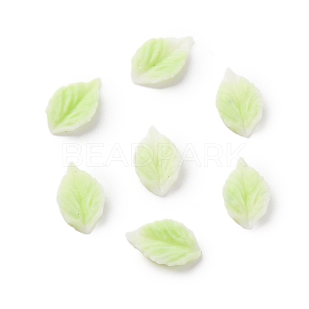 Leaf Opaque Resin Cabochons FIND-L019-04B-1