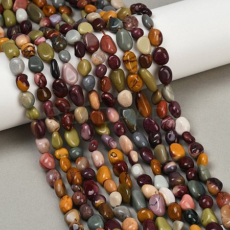 Natural Alashan Agate Beads Strands G-Q060-D19-01-1