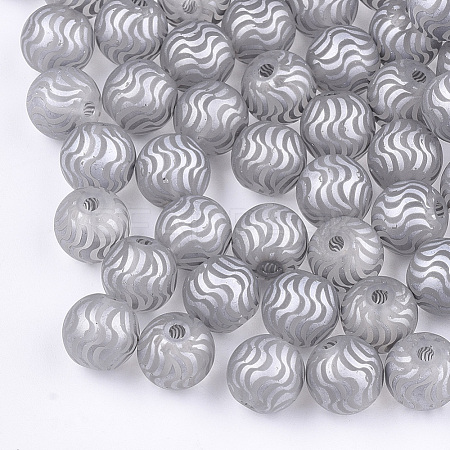 Electroplate Glass Beads EGLA-S178-02G-1