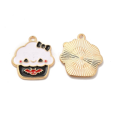 Alloy Enamel Pendants FIND-G055-15G-1