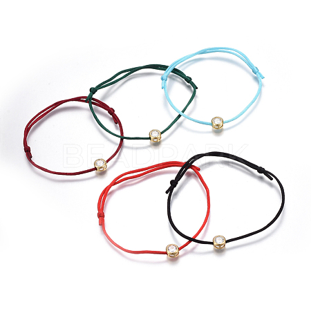 Nylon Thread Cords Bracelets BJEW-JB04028-M-1