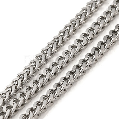 304 Stainless Steel Curb Chains CHS-C013-01B-P-1
