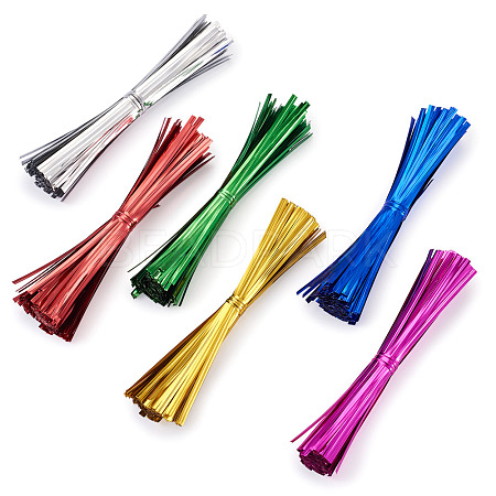 Plastic Wire Twist Ties AJEW-TA0017-17B-1