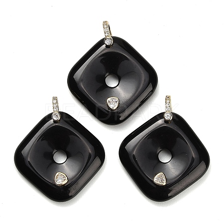 Natural Obsidian Pendants GG-CBA4625-04G-01-1