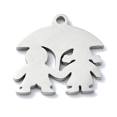 Non-Tarnish 304 Stainless Steel Charms STAS-C097-32P-1