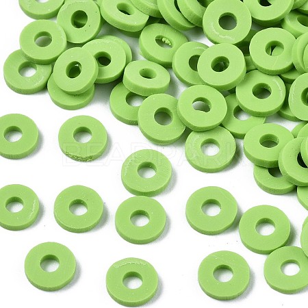 Handmade Polymer Clay Beads X-CLAY-Q251-6.0mm-B49-1
