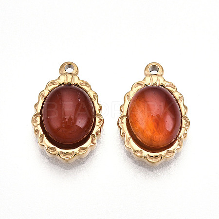 Natural Carnelian Pendants X-STAS-T064-61C-1