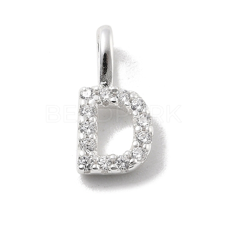 925 Sterling Silver with Cubic Zirconia Charms STER-Q004-01D-S-1
