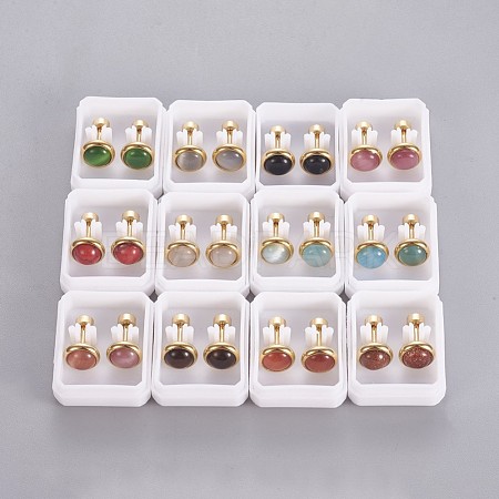 304 Stainless Steel Earlobe Plugs EJEW-F227-20G-A-1