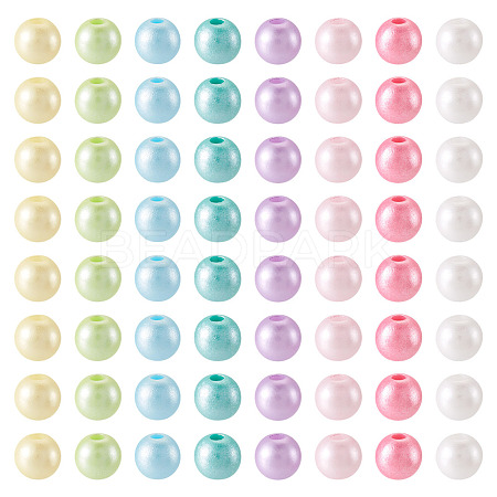 600Pcs Opaque Acrylic Imitation Pearl Beads OACR-TA0004-95B-1