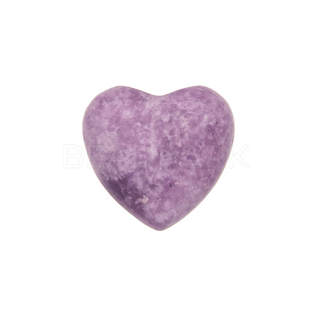 Natural Mauve Jade Heart Sculpture Display Decorations PW-WG48DEF-02-1