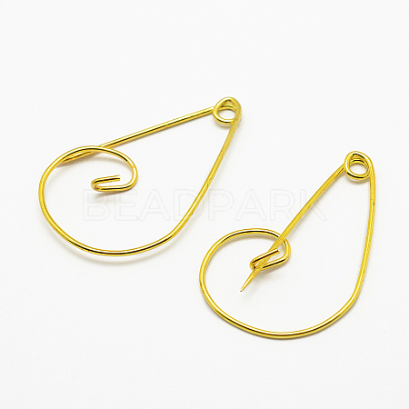 Iron Brooch Findings LS-X-IFIN-K028-01G-1