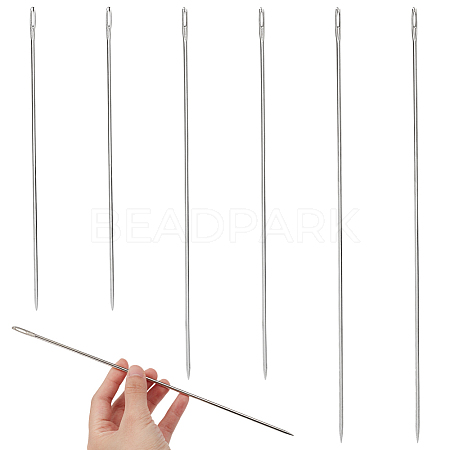 6Pcs 3 Styles Sewing Steel Needles FIND-WR0012-51-1