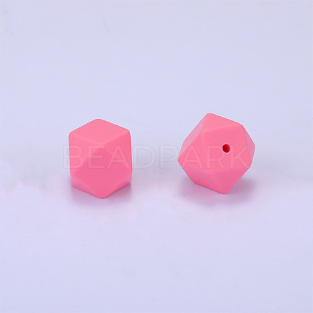 Hexagonal Silicone Focal Beads LS-SI-JX0020A-07-1